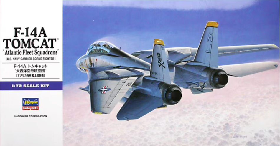 Hasegawa 00544 1/72 F-14A Tomcat "Atlantic Fleet Squadrons" kit - BlackMike Models