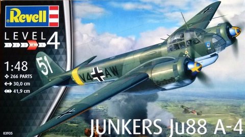Revell 03935 1/48 scale Junkers Ju-88A-4 kit - BlackMike Models