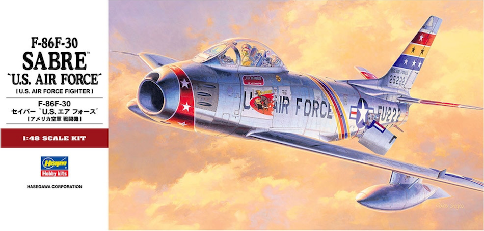 Hasegawa 07213 1/48 F-86F-30 Sabre U.S. Air Force plastic kit - BlackMike Models