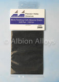 Albion Alloys Micro Finishing Cloth Abrasive Sheets - BlackMike Models