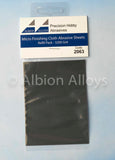 Albion Alloys Micro Finishing Cloth Abrasive Sheets - BlackMike Models