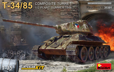 Miniart 35301 1/35 T-34/85 Composite Turret Plant 112 Summer 1944 Interior kit