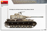 Miniart 35305 1/35 Pz.Kpfw.IV Ausf.H Vomag mid Prod July '43 interior kit