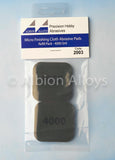 Albion Alloys AA2003 Micro Finishing Cloth Abrasive Pads - BlackMike Models