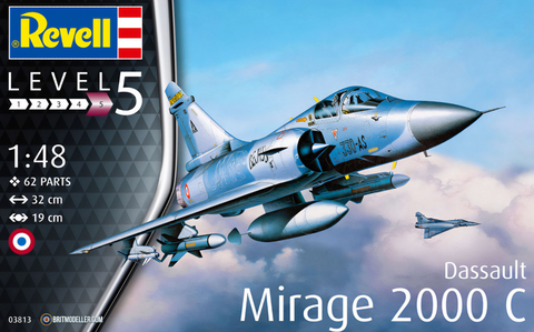 Revell 03813 1/48 Dassault Mirage 2000C kit - BlackMike Models