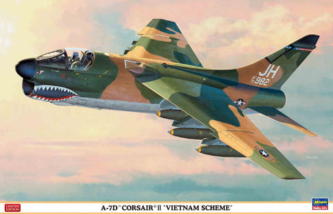 Hasegawa 07539 1/48 A-7D Corsair II "Vietnam Scheme" limited edition kit - BlackMike Models