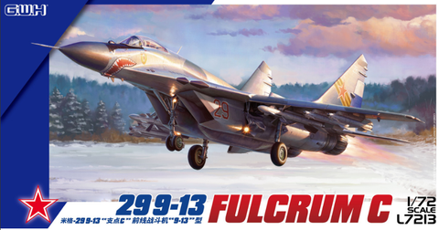 Great Wall Hobby L7213 1/72 scale Mig-29 Fulcrum C 9-13 kit - BlackMike Models