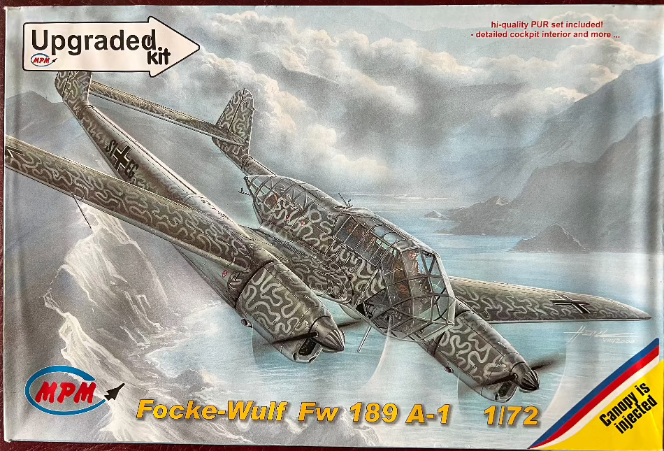 MPM C72017 1/72 Focke Wulf Fw189A-1 Upgrade kit (Pre-Owned) - BlackMike Models