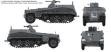 Das Werk DW16018 1/16 scale Sd.Kfz 250/1 Ausf. A decal option 2 - BlackMike Models