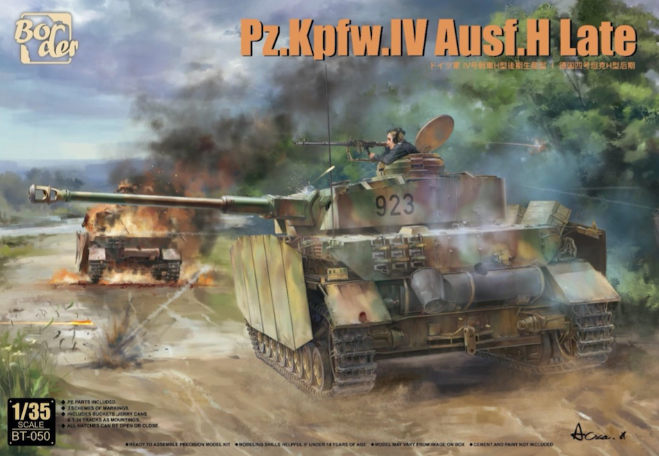 Border Model BT-050 1/35 Pz.Kpfw.IV Ausf.H Late Prod Kit - BlackMike Models