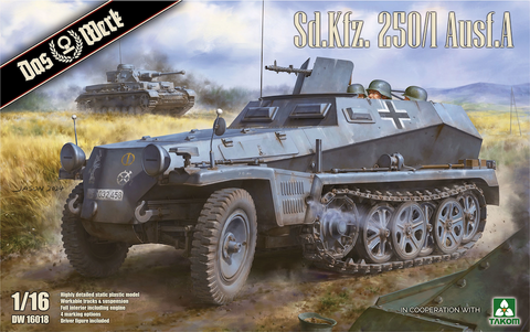 Das Werk DW16018 1/16 scale Sd.Kfz 250/1 Ausf. A kit - BlackMike Models