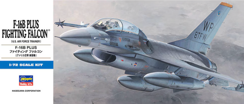 Hasegawa 00444 1/72 F-16B Plus Fighting Falcon kit - BlackMike Models