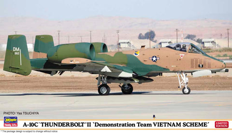 Hasegawa 1/72 A-10C Thunderbolt II "Demonstration Team Vietnam Scheme" Ltd. Ed. kit - BlackMike Models