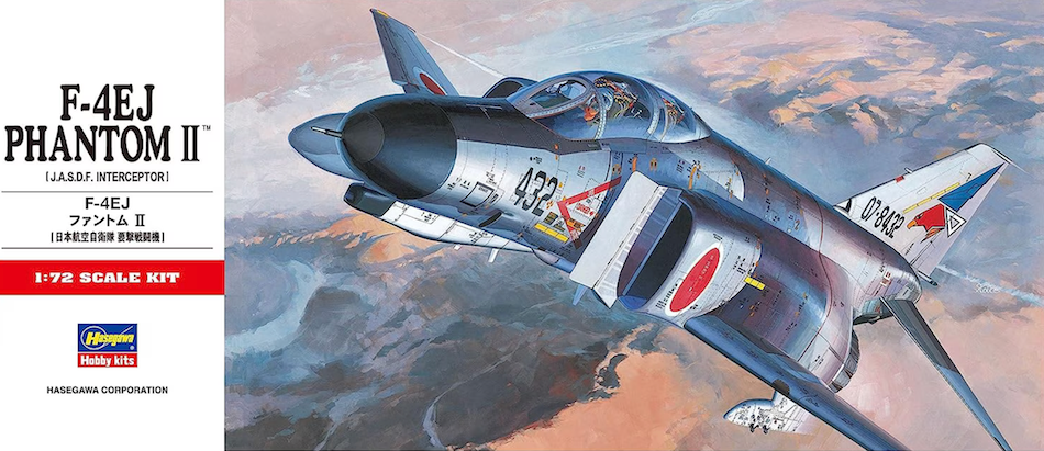 Hasegawa 00331 1/72 F-4EJ Phantom II "J.A.S.D.F." kit - BlackMike Models