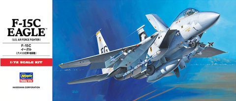 Hasegawa 00336 1/72 F-15C Eagle USAF kit - BlackMike Models