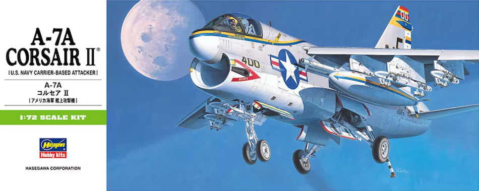 Hasegawa 01238 1/72 scale A-7A Corsair II kit - BlackMike Models