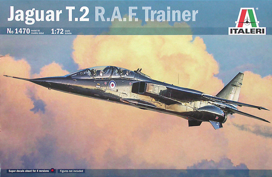 Italeri IT1470 1/72 Jaguar T.2 RAF Trainer kit - BlackMike Models