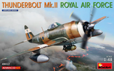 Miniart 48012 1/48 Thunderbolt Mk.II Royal Air Force Advanced Kit - BlackMike Models