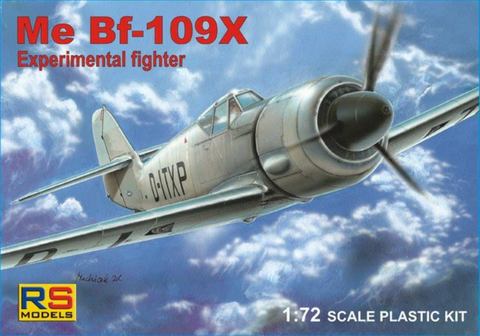 RS Models 92051 1/72 Messerschmitt Bf109X Experimental Fighter kit - BlackMike Models