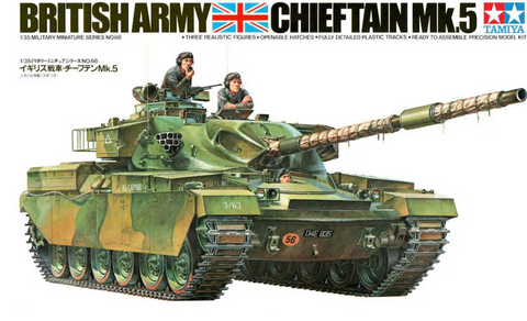 Tamiya 35068 1/35 scale British Chieftain Mk.5 Tank kit - BlackMike Models