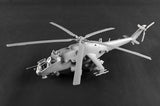 Trumpeter 1/48 scale Mil Mi-24P Hind F Russian Attack Helicopter kit - BlackMike Models