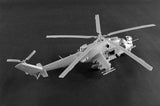 Trumpeter 1/48 scale Mil Mi-24P Hind F Russian Attack Helicopter kit - BlackMike Models