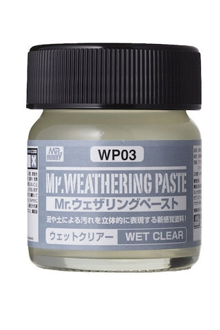 Mr Weathering Paste WP03 Wet Clear 40ml - BlackMike Models