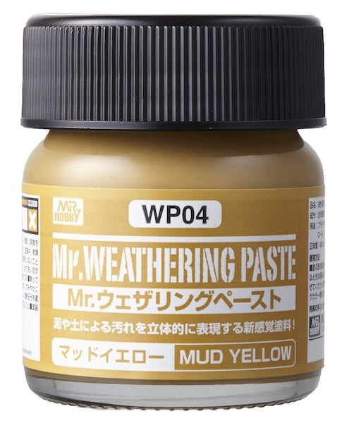 Mr Weathering Paste WP04 Mud Yellow 40ml - BlackMike Models