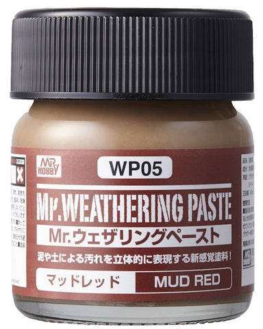 Mr Weathering Paste WP05 Mud Red 40ml