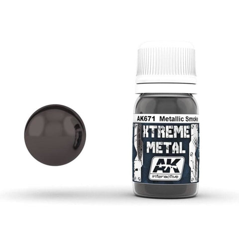 AK Interactive AK671 Xtreme Metal Metallic Smoke - BlackMike Models