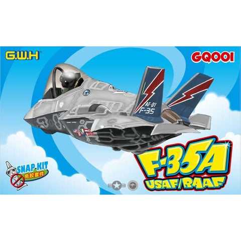 Great Wall Hobby GQ001 F-35A Lightning II USAF/RAAF snap kit - BlackMike Models