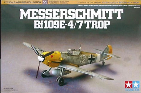 Tamiya 60755 1/72 Messerschmitt Bf109 E-4/7Trop - BlackMike Models